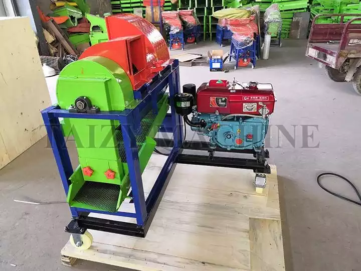 packing wheat thresher