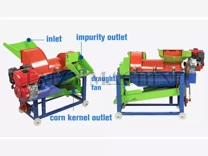 structure of multipurpose thresher