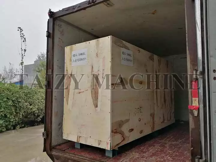 corn grits machine shipped to Kenya1