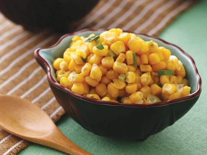 sweet and savory corn kernels